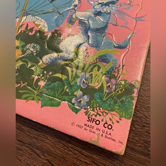 1957 SIFO Co Grosset & Dunlap Little Bo-Peep Puzzle - RARE - VINTAGE - Picture 3 of 6